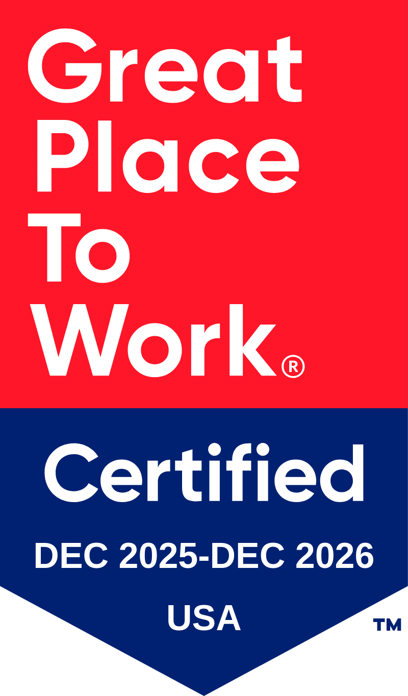 Great Place To Work Certified 2025-2026